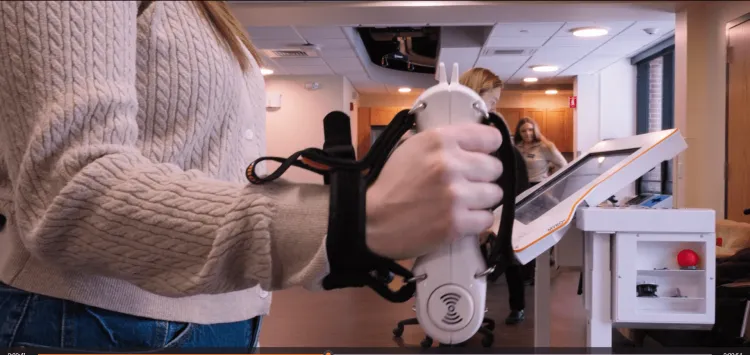 OT students demonstrate cognitive assessment in the smart apartment