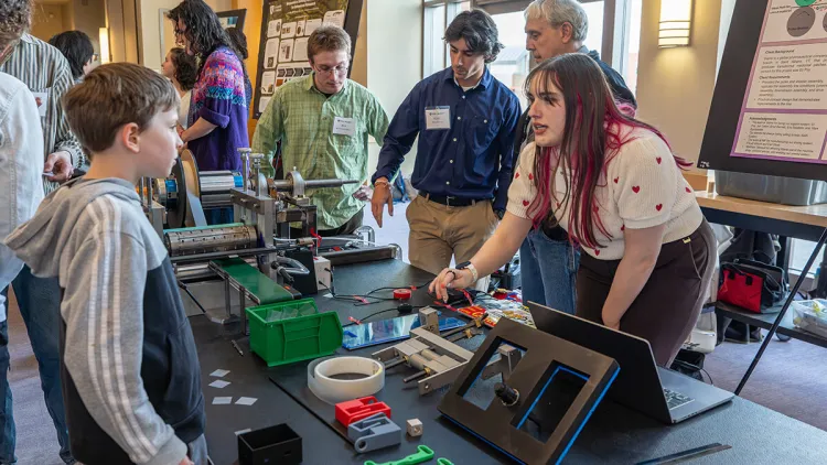 CEMS students share their projects during 2026 Design Night