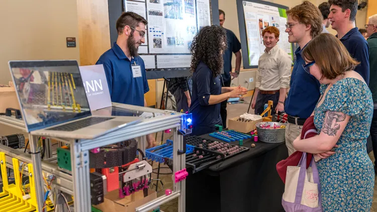 CEMS students share their projects during 2026 Design Night