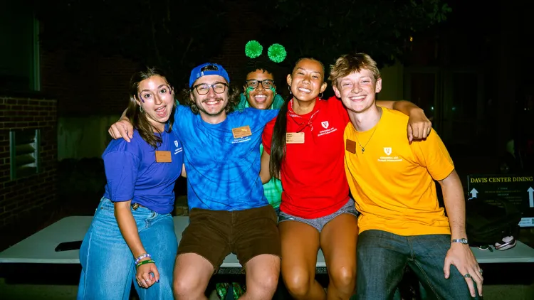 Max Olechna group photo with friends