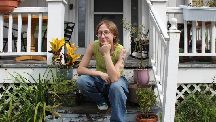 Computer Science senior Jes Bennett