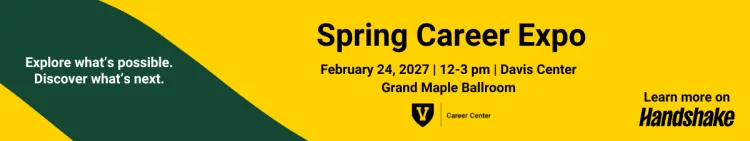 Spring Career Expo Handshake Banner, 2026
