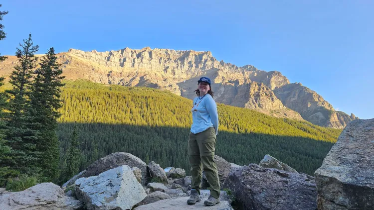 Alannah in the mountains of Montana.