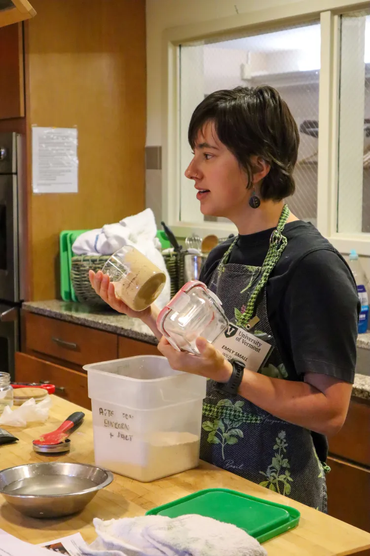 woman holding ingredients