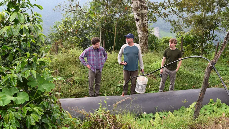 Finn Duncan, Peter Shear, and Henry Myatt