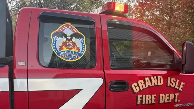 Grand Isle Fire Dept. brush truck