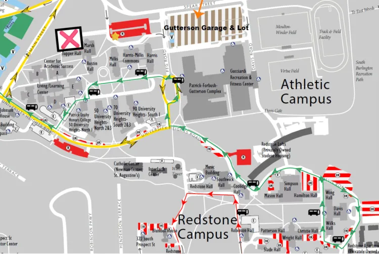 Diagram of MAT lot closed August 10 to 21