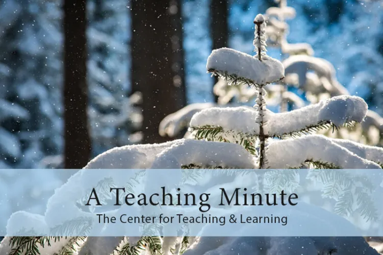 A Teaching Minute
