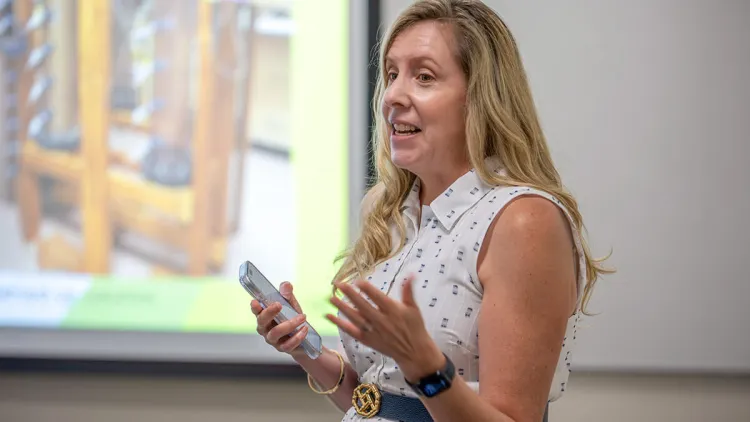 Barrett Foundation Director Magdalena Paul