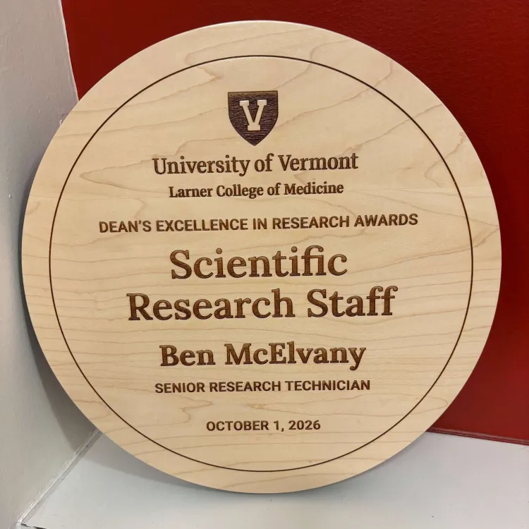 Ben's award