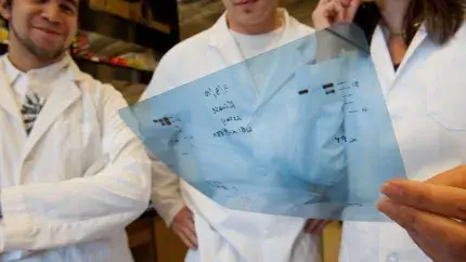 scientists learning during a lab classroom session