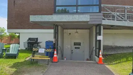 Renovation Entrance for UVM Police Services