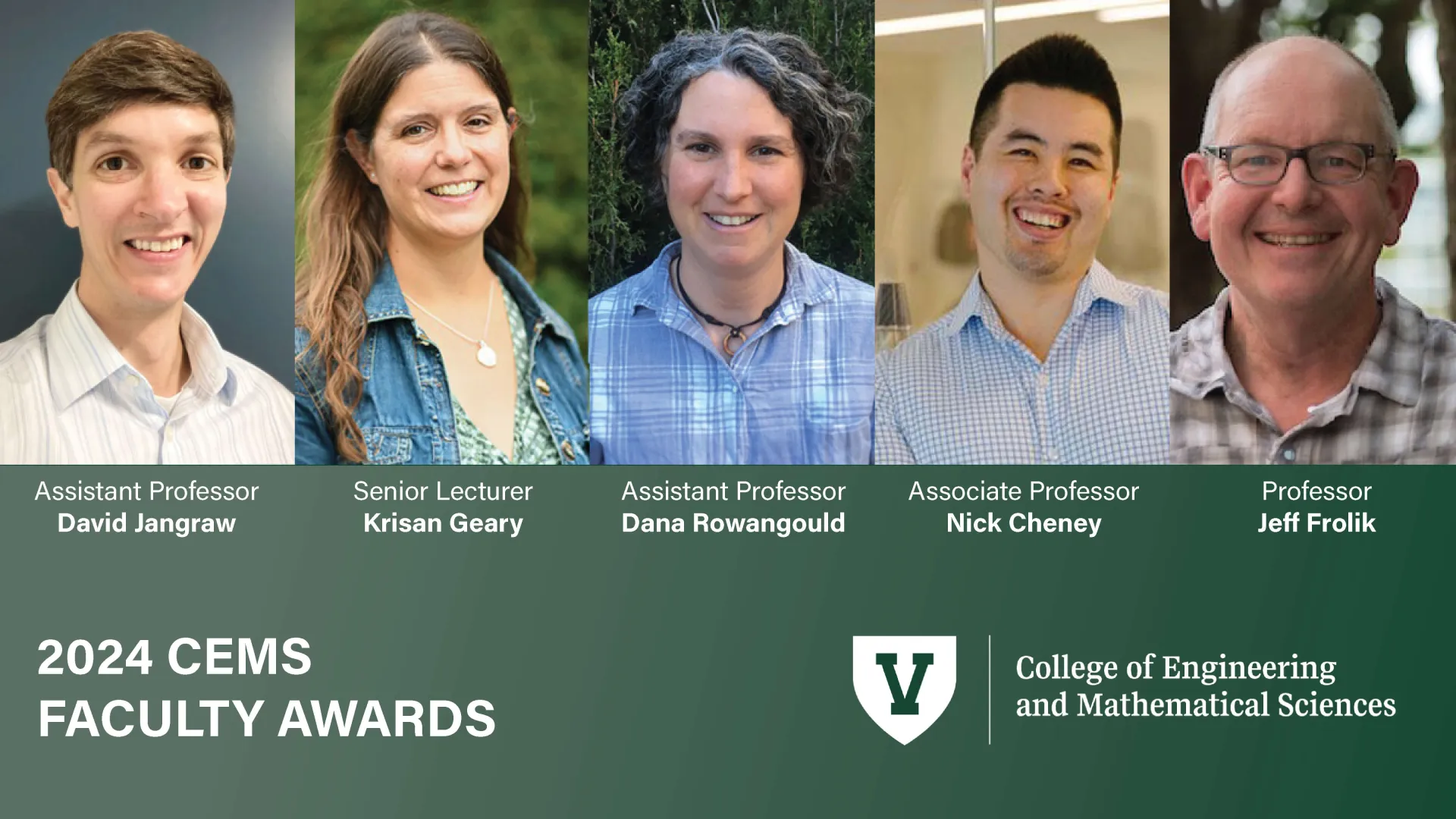 2024 CEMS Faculty Award Winners