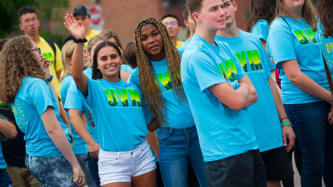 UVM students at convocation