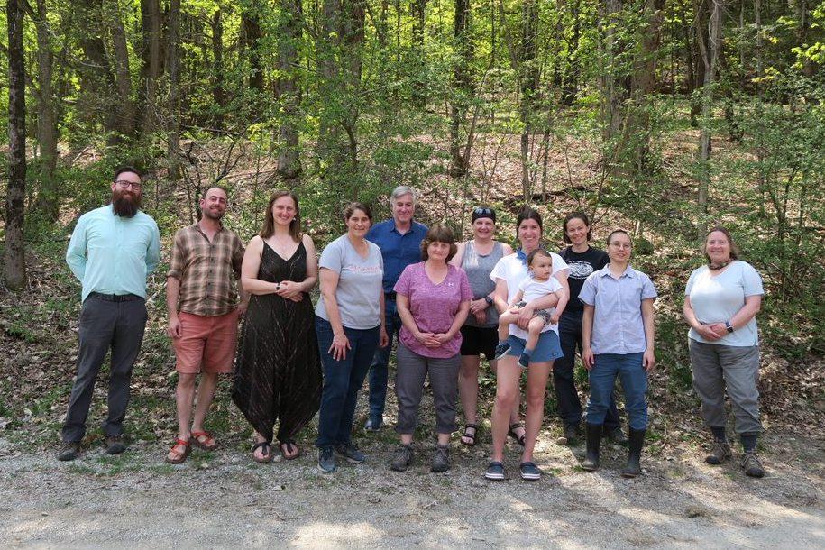 members of the Northeast SARE team standing outdoors