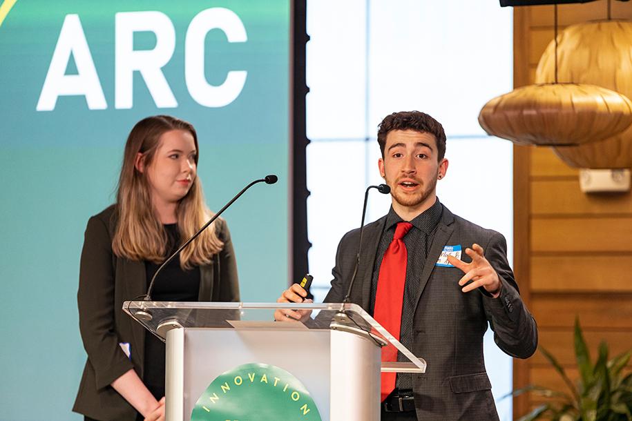 Skylar Bagdon (right)