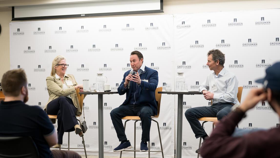 Panelists at the 2024 Careers in Real Estate event at Grossman School of Business