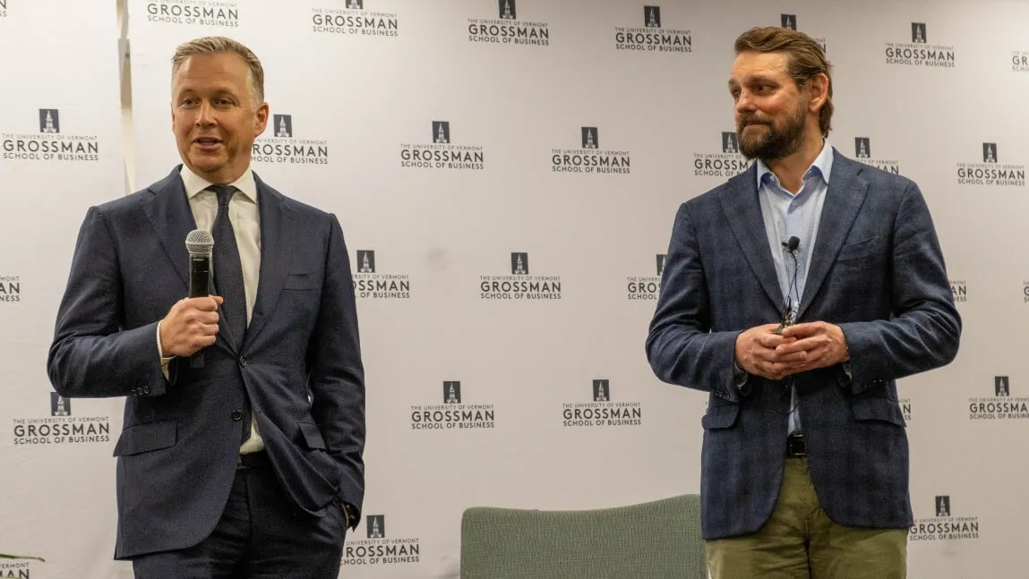 hoffman family business lecture 2022, grossman school of business, jim craige, david strine