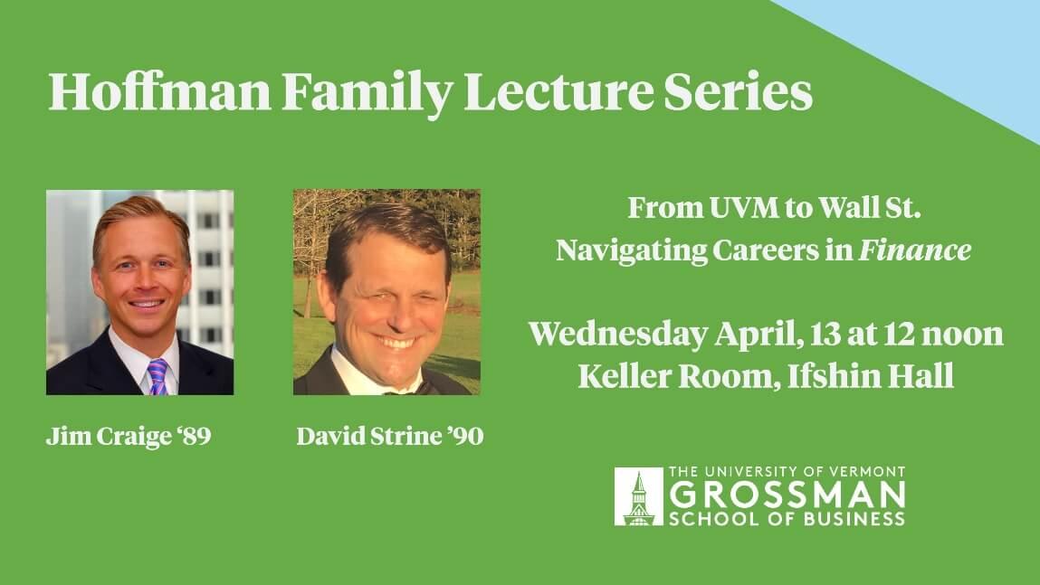 hoffman family lecture 2022, grossman school of business