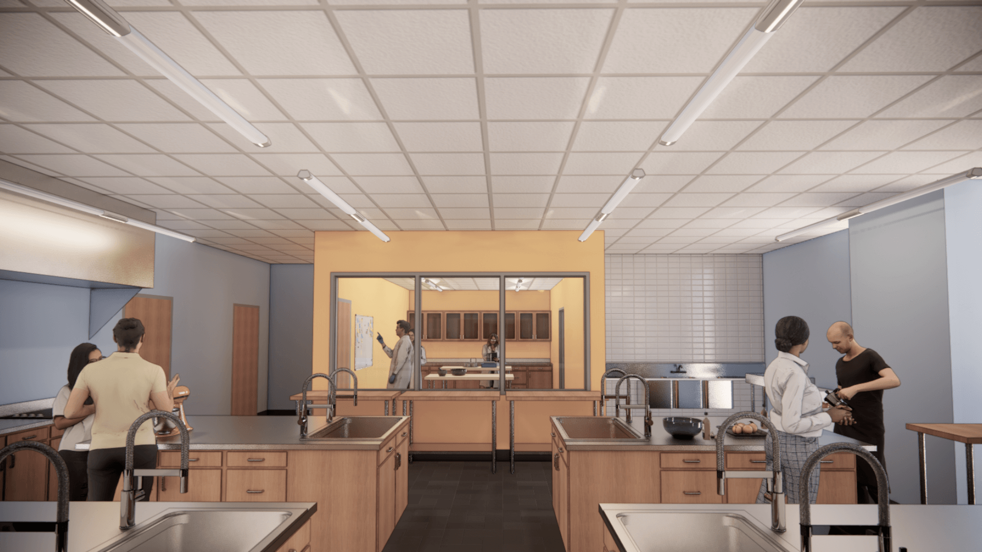 Climate Kitchen design mockup