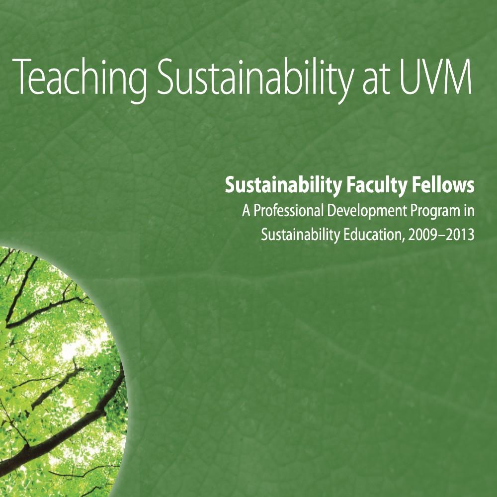 Cover of Teaching Sustainability at UVM guide