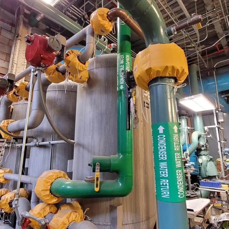 chilled water pipes