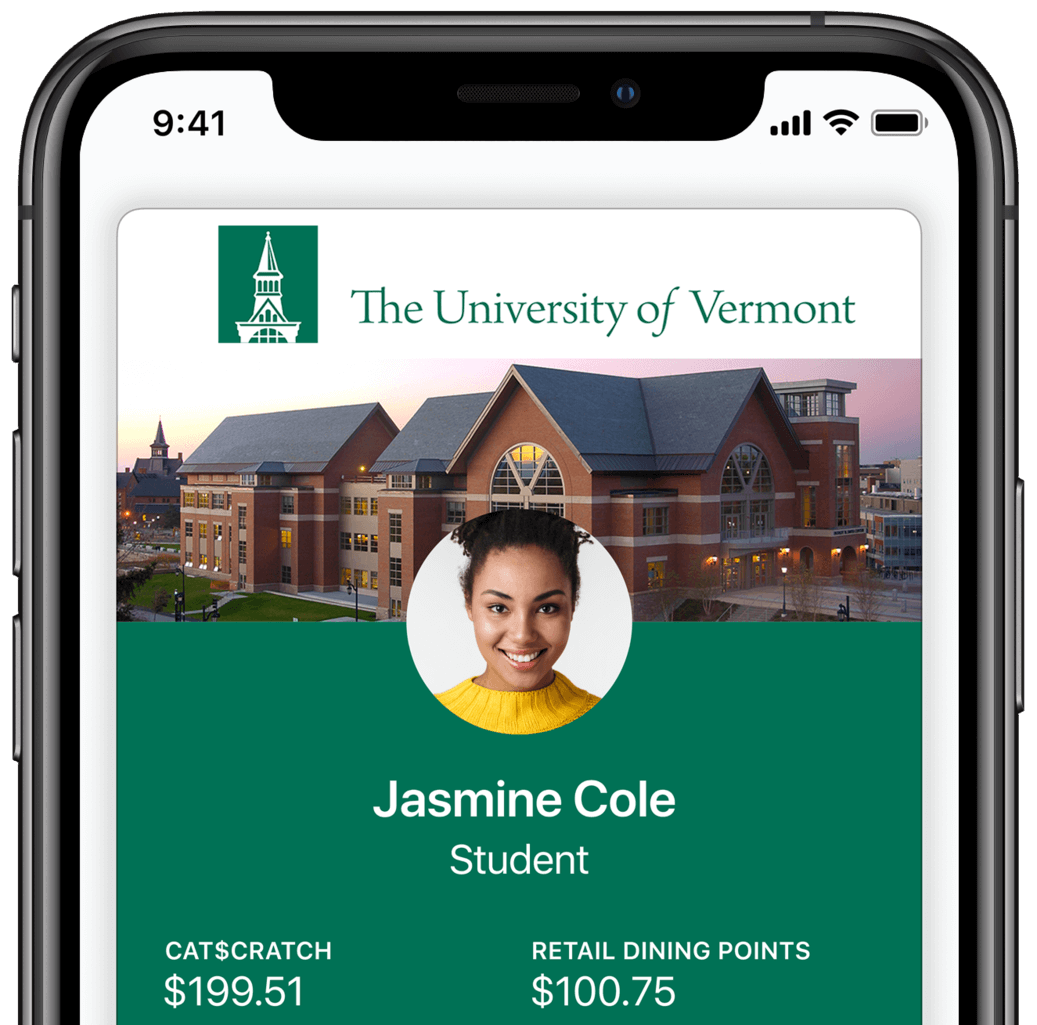 CATcard on Iphone