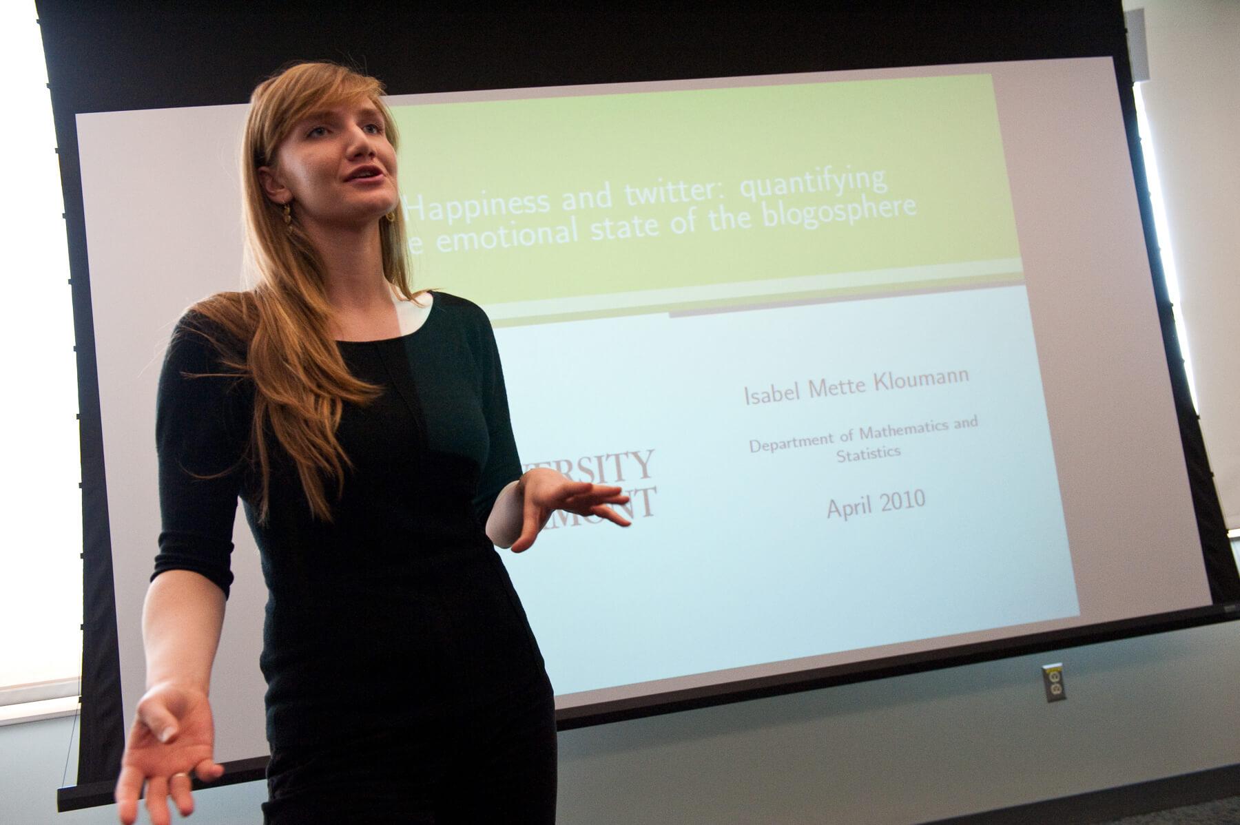 PH.D. CANDIDATE A GOLDWATER SCHOLAR, Isabel Kloumann