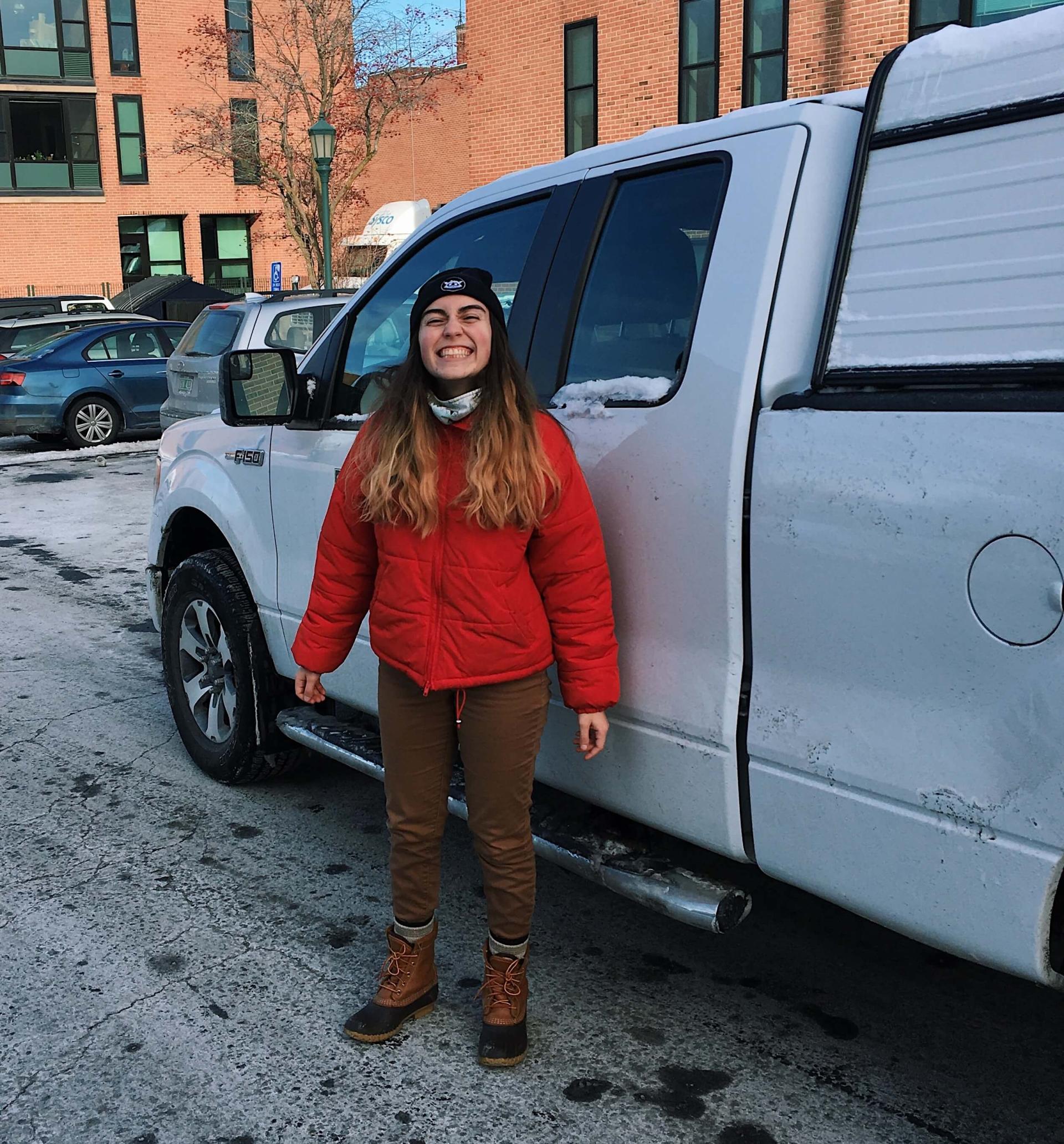 CDAE student with UVM Compost