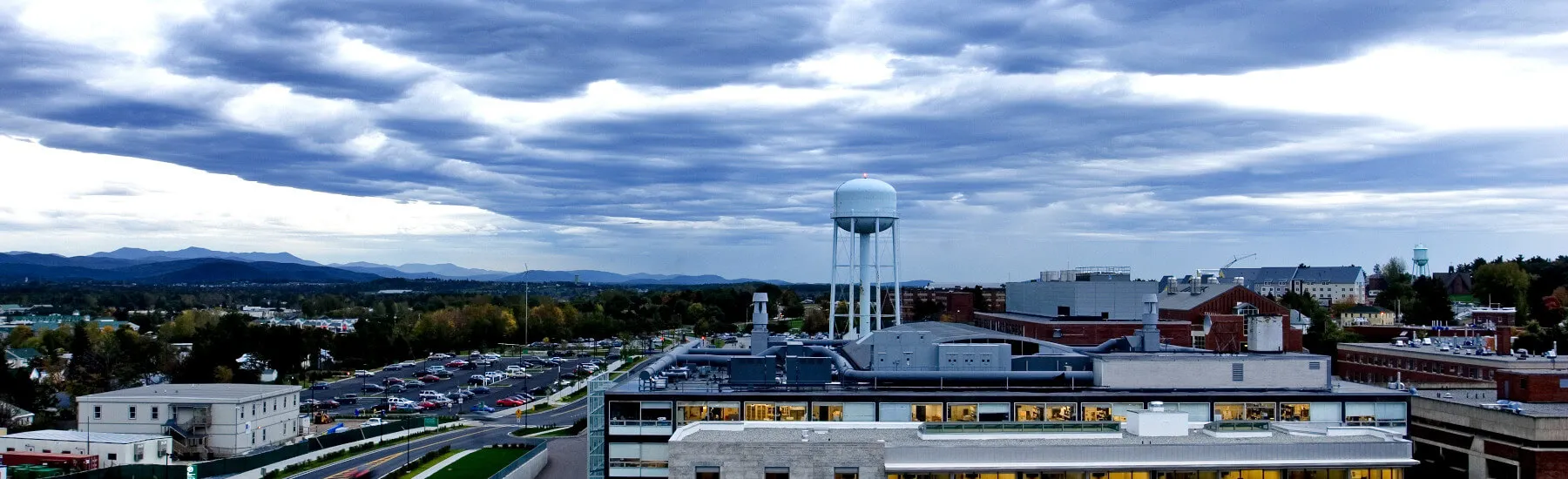 Skyline view of the medical center