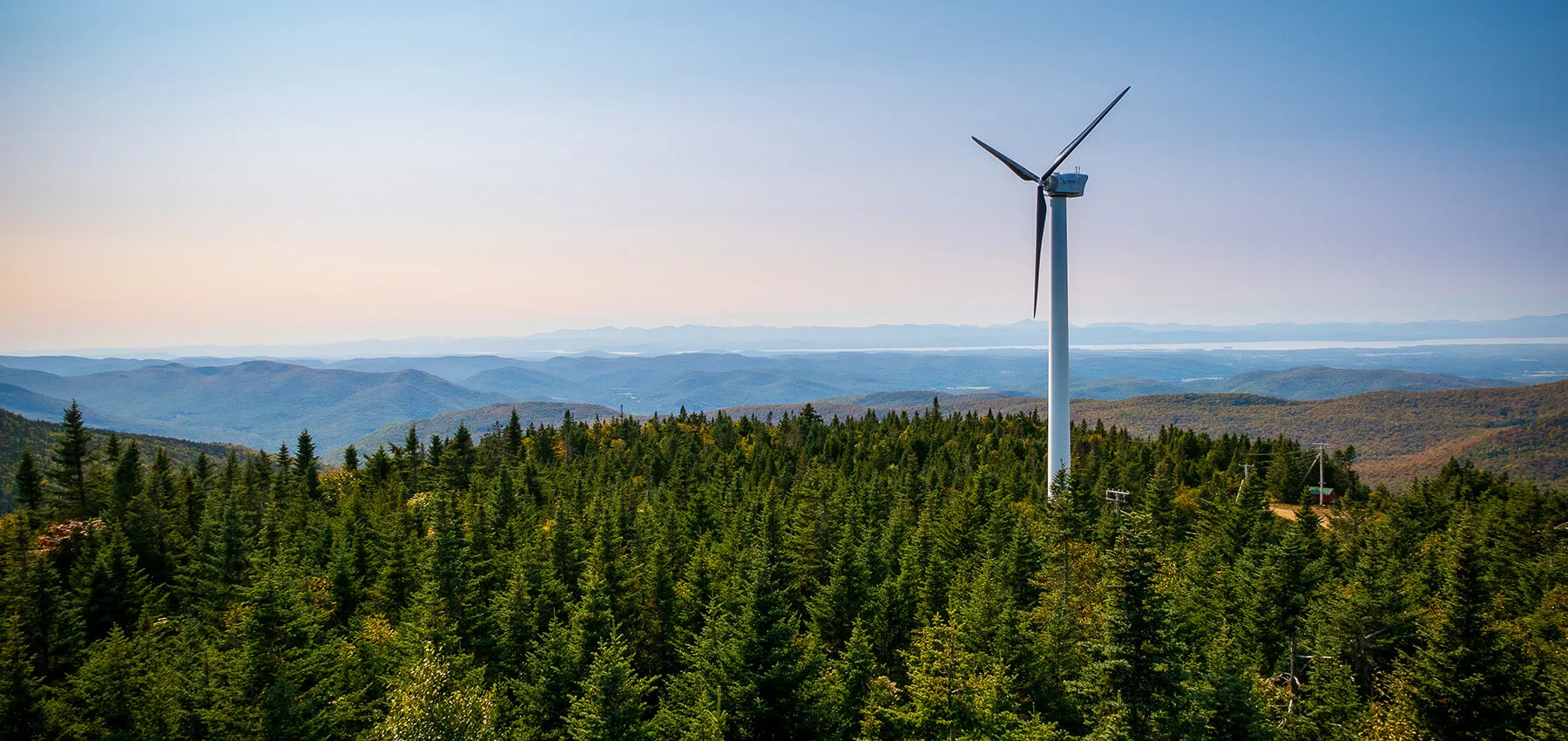 Wind Turbine atop Bolton Mountain