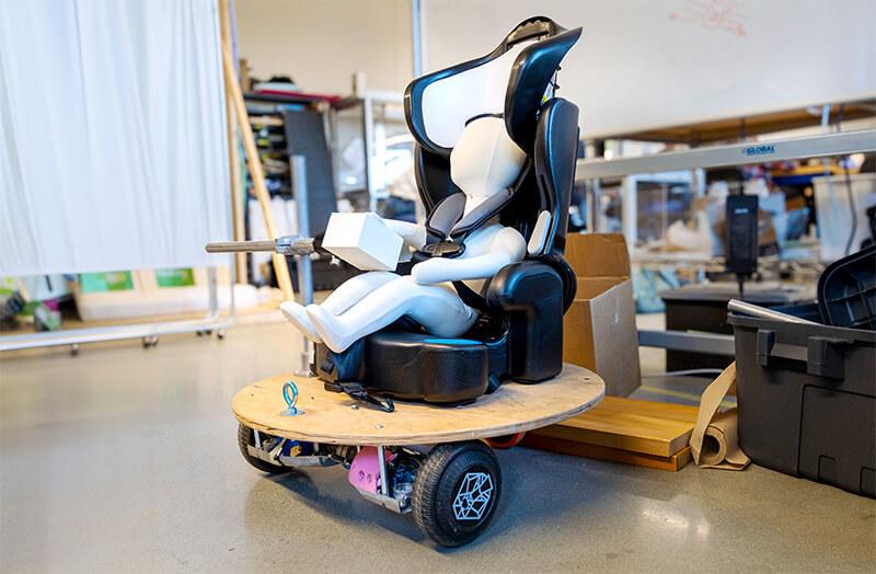 A prototype Early Mobility chair design
