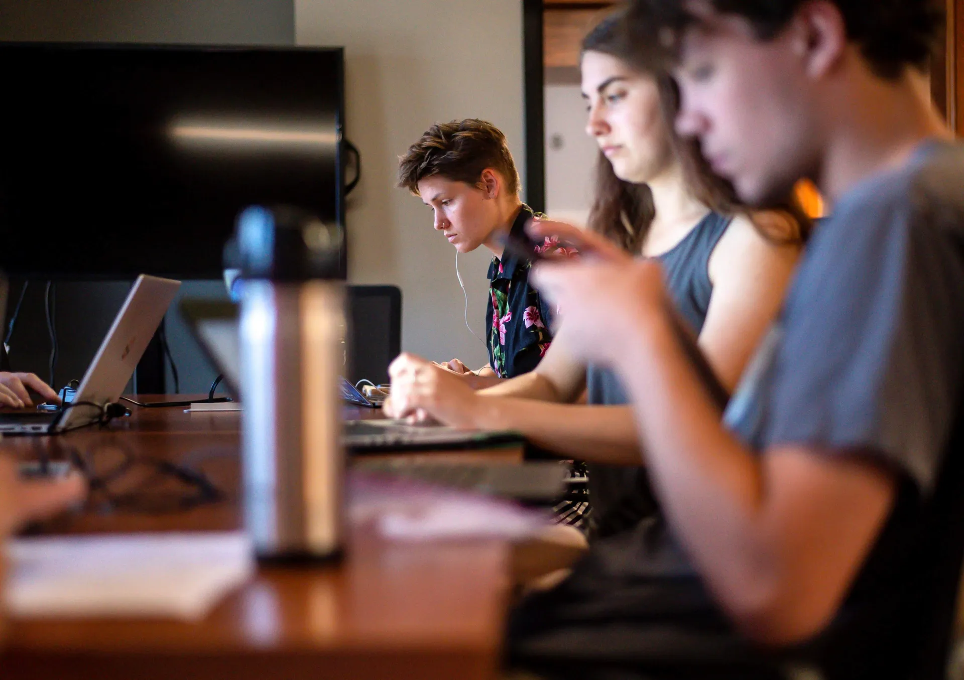 Group of student studying 
