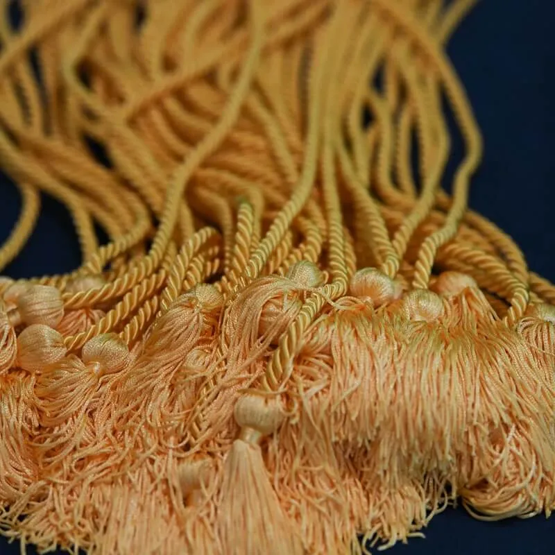 Gold academic honors cords