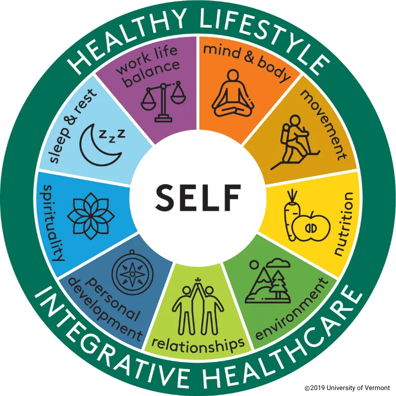 Integrative Health & Wellness Wheel 800 x 800