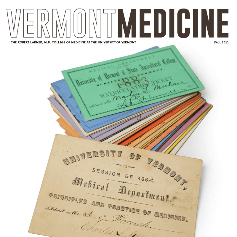 cover of a magazine with old school diploma