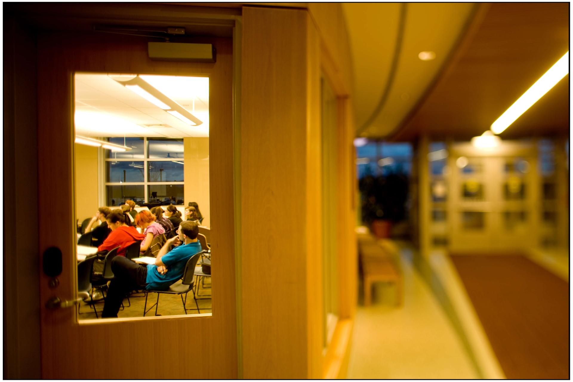 Students in a classroom