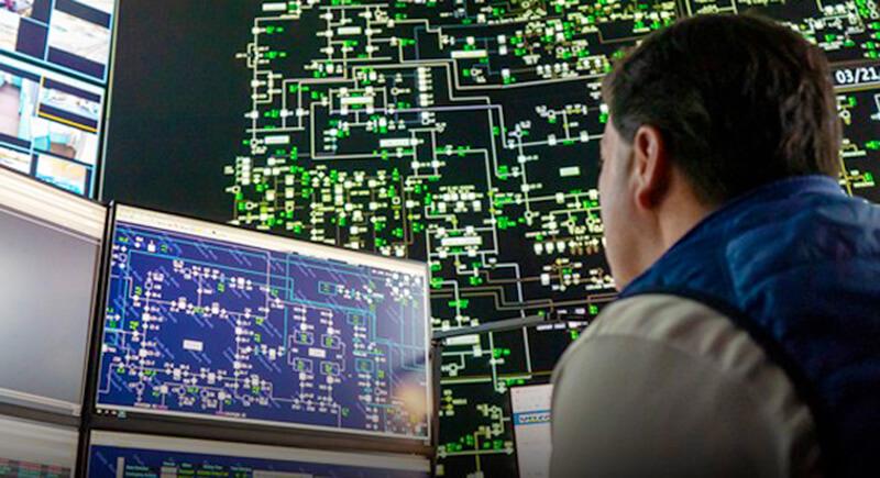 View of the Control Room at VELCO