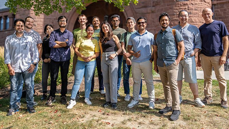 CEMS graduate students in the CREATE center