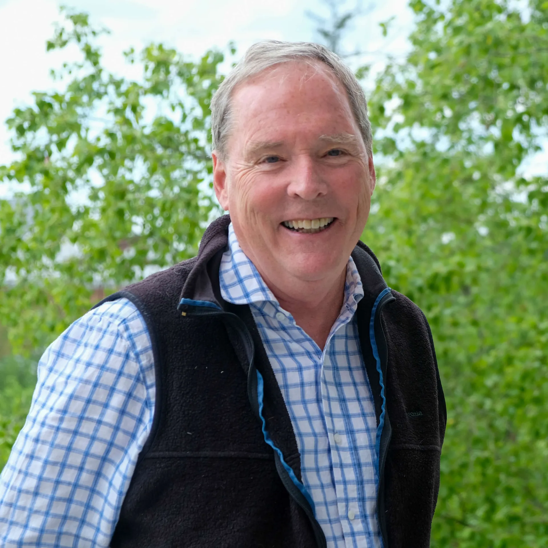 Mark Nelson smiling at camera