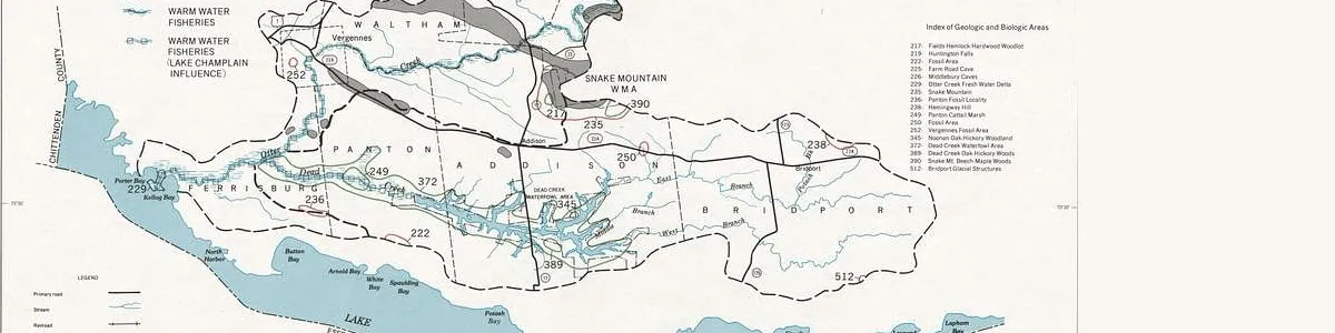 map of the Otter Creek watershed
