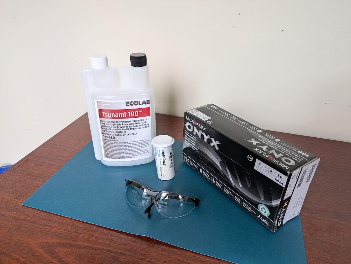 wash water sanitizer kit