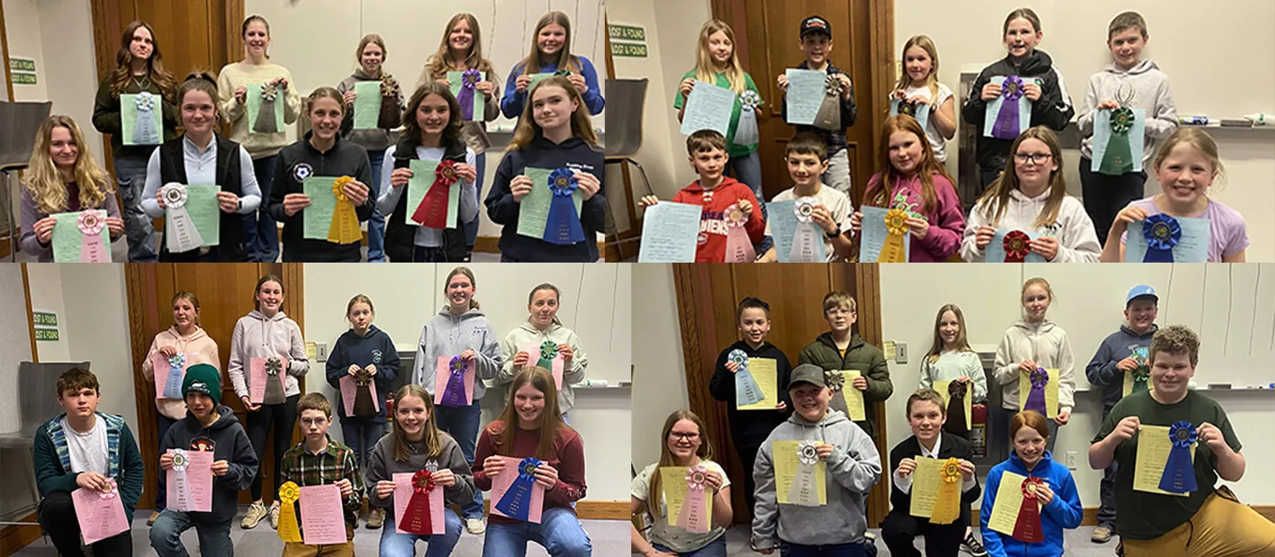 collage of lots of 4-H'ers