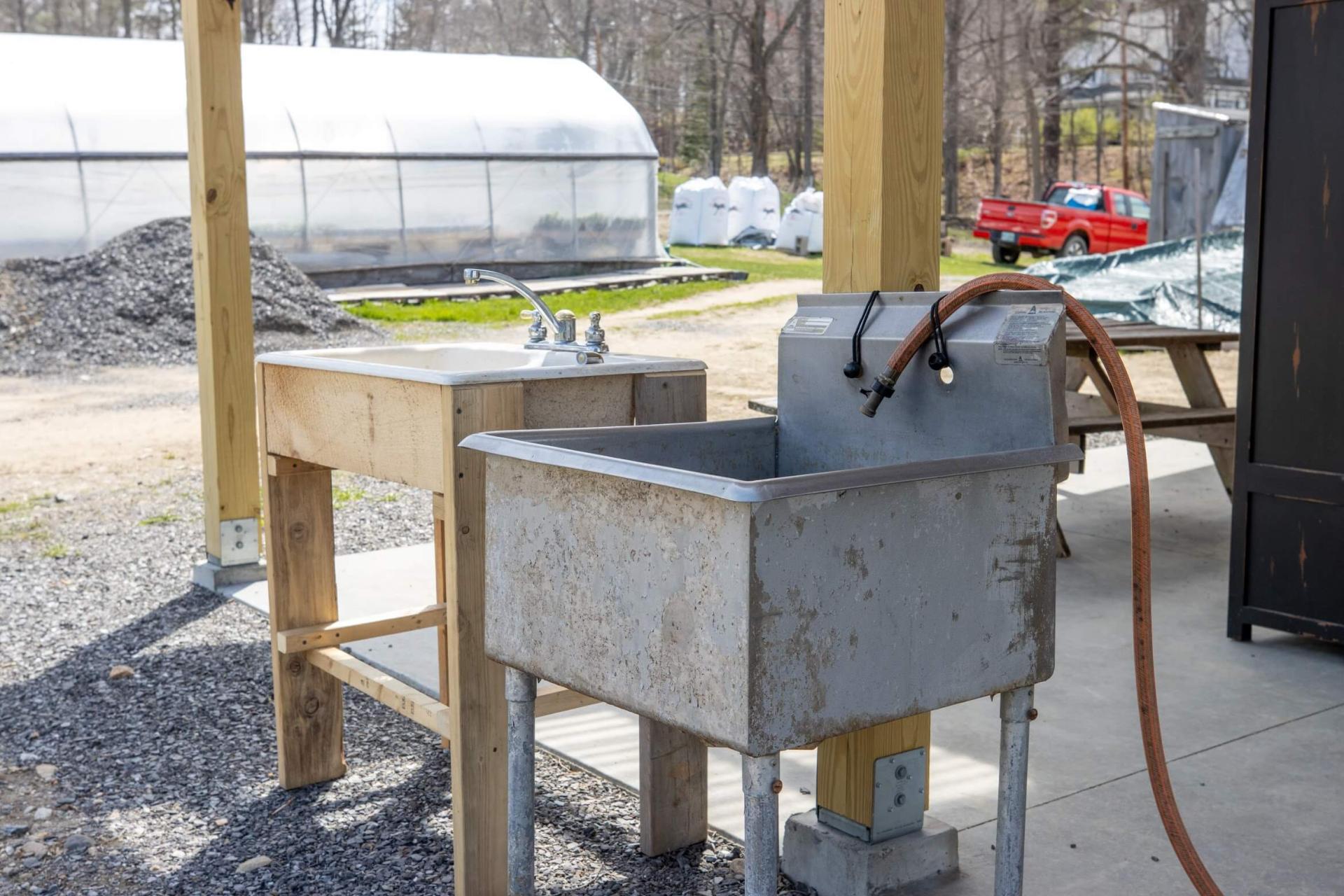 outdoor sink