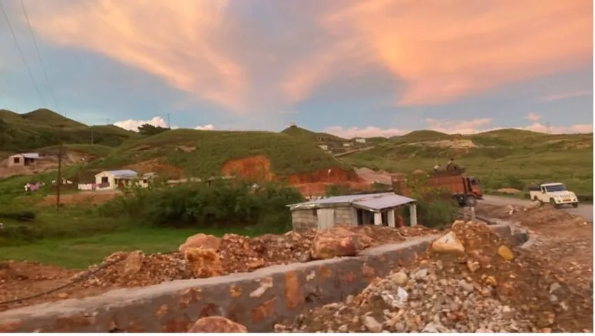 Figure 4 Sand Mining in the Northeast of India (PC: Anaka Aiyar, University of Vermont)