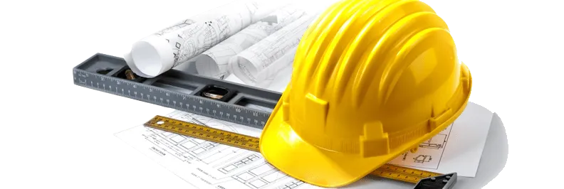 yellow construction helmet
