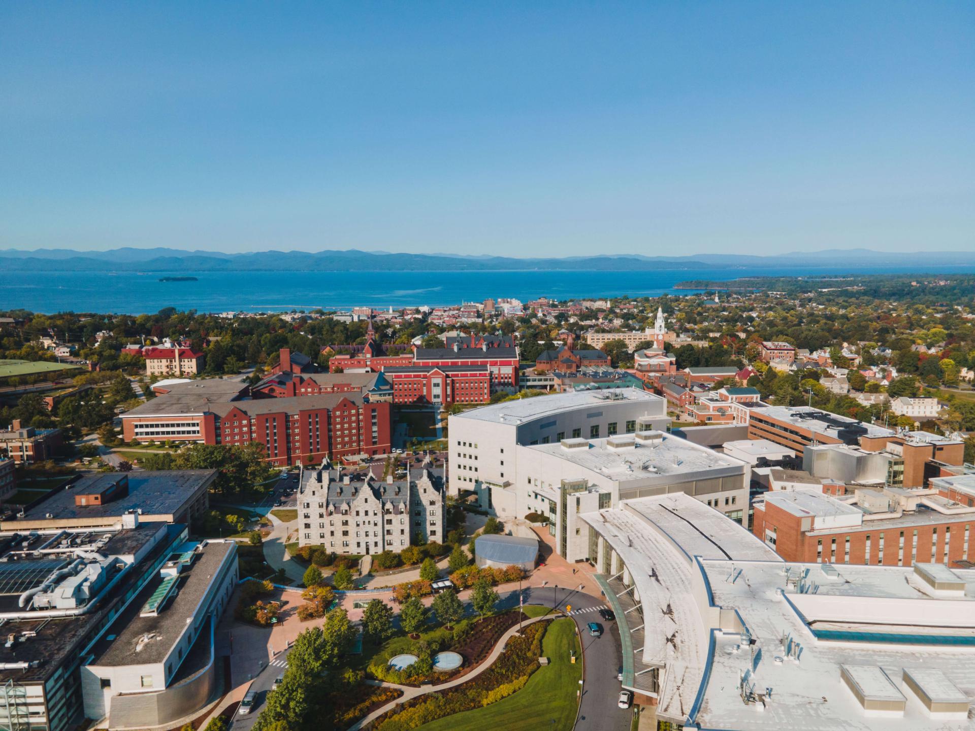 Aerial Photo of UVM 