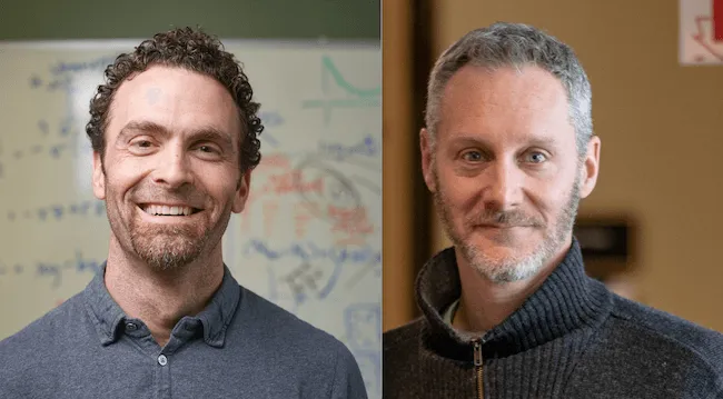 combined portraits of Drs. Danforth and Bongard