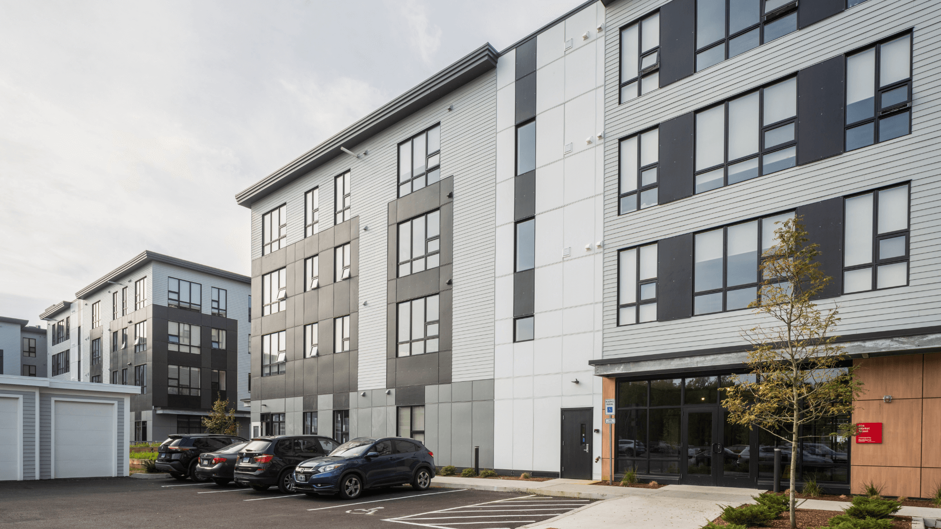 Exterior of Apartment Building