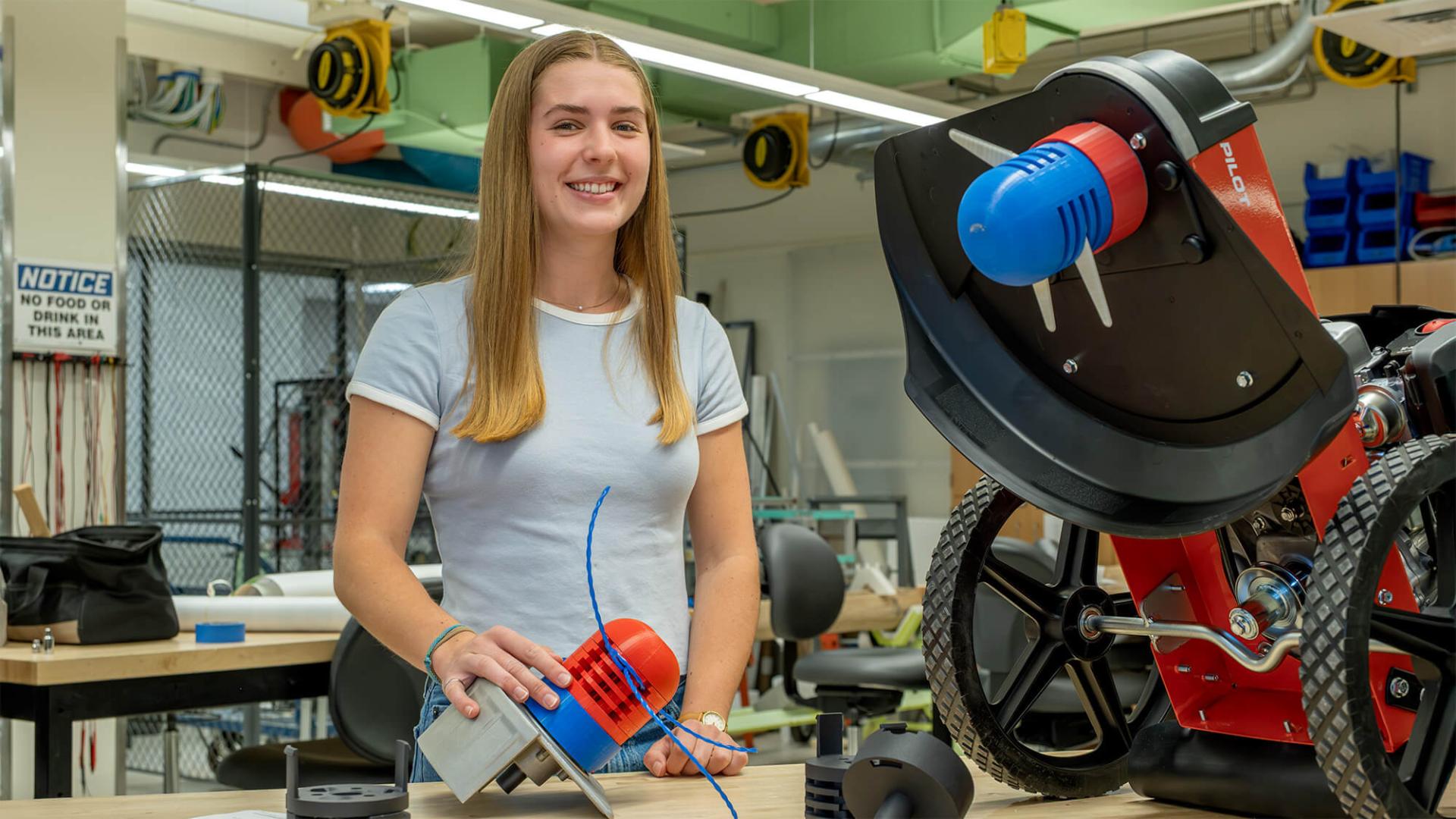Mechanical Engineering senior Paige Koterba